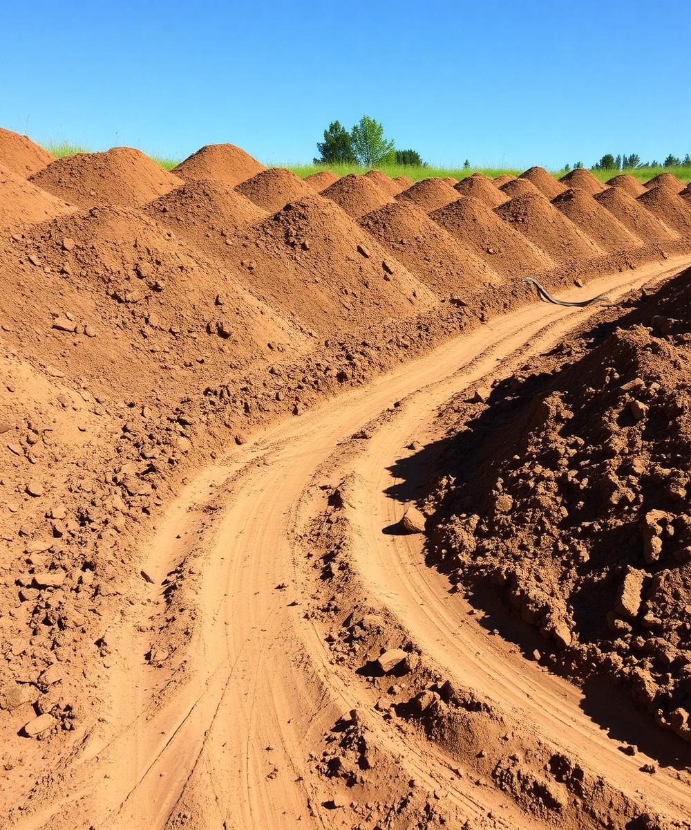 Terrain en préparation